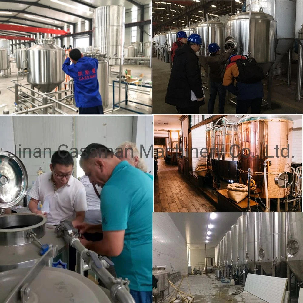 Cassman 1000L Stainless Steel Craft Beer Brewing Turnkey Project for Hotel Pub Restaurant